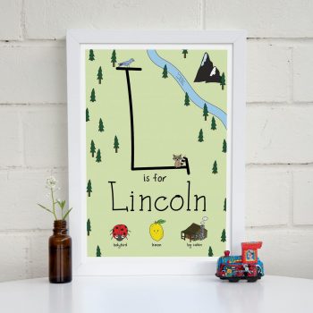 L is for personalised print