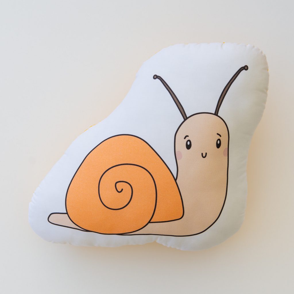Snail Pillow Pal by Jana Rushforth